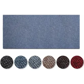 Primaflor Küchenläufer "PICOLLO, Made in Belgium", blau, B:100cm H:8mm L:300cm, Polypropylen (PP), PRIMAFLOR-IDEEN IN TEXTIL, Teppiche, Nadelfilz, robust und pflegeleicht, rutschhemmend, Küche