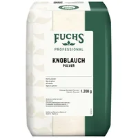 Fuchs Professional - Knoblauchpulver | Schonend granuliert, für eine Vielzahl an Gerichten einsetzbar | Profi-Qualität für Großverbraucher | 1,2 kg im recyclebaren Beutel