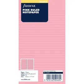 Filofax Notizpapier liniert A5 Rosa