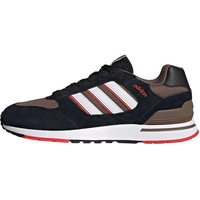 adidas Herren Run 80S Shoes-Low (Non Football), Earth Strata/FTWR White/Bright Red, 44 2/3 EU - 44 2/3 EU