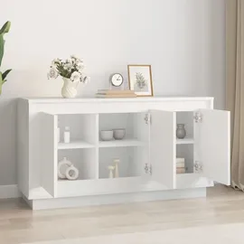 vidaXL Sideboard 102 x 55 x 35 cm Weiß