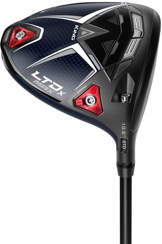 Cobra Golf 2022 LTDX Max Driver Gloss Peacoat-Red (Herren, rechte Hand, Project X Hzrdrus Smoke RDX Blue, Stiff Flex, 9)