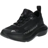 Steve Madden "STEVE MADDEN Sneaker Lederimitat/Mesh", Damen, Gr. 37, schwarz (schwarz, schwarz), Lederimitat, Textil, Schuhe Sneaker