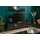 Massivmoebel24 Diamond TV-Board 220x45x50 cm Grau/Massivholz