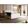 altdecor Boxspringbett 140 x 200 cm H3 Weiß
