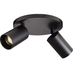 Antidark - SpotOn Circle2 Decken/Wandleuchte Schwarz - cm - 12.5 cm