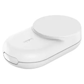 Belkin UltraCharge faltbare magnetische 3-in-1-Ladestation mit Qi2 25W weiß, rund