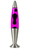 EASYLIGHT Lavalampe Pink Lila 42 cm Hoch mit Leuchtmittel Retro Jenny