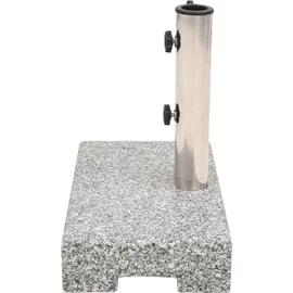 vidaXL Schirmständer Granit 25 kg Grau