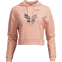 Thor Iconic Crop, Kapuzenpullover Damen - Rosa/Schwarz - M