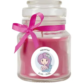 HS Candle Sternzeichen Duftkerze 120 g weiß