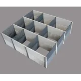 Purvario 100 Maxxi Stauleisten, 33x10cm, lichtgrau/anthrazit