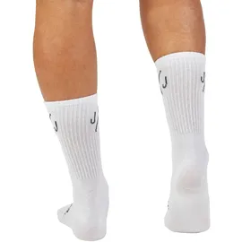 JACK & JONES Tennissocken Herren Schwarz Weiß One Size JACDIRECT TENNIS SOCK 20er Pack Weiß/Pack 1 One Size