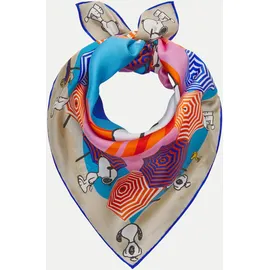 Codello X Peanuts Seidentuch mit Snoopy-Motiv 53x53 cm Mehrfarbig