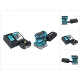 Makita DBO 484 RF1 Akku Schwingschleifer 18 V 112 x 102 mm + 1x Akku 3,0 Ah + Ladegerät