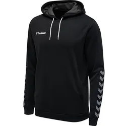 hummel Authentic Poly Hoodie Herren - schwarz/weiß S