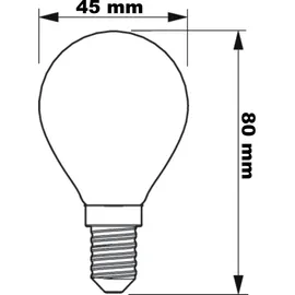 Philips Lighting LED-Tropfenlampe E14 matt Glas CorePro LED#34760100