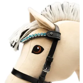 my hobby horse Stirnband für Steckenpferde glitter blau