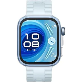 Huawei Watch Fit 4 Pro Silber Flourelastomerarmband Blau