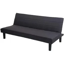 MCW Schlafsofa MCW-J17, Couch Klappsofa Gästebett Bettsofa, Schlaffunktion Stoff/Textil ~ anthrazit-grau