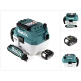 Makita DVC 750 LM1X3 Akku Staubsauger Nass und Trockensauger 18 V tragbar + 1x 4,0 Ah Akku - ohne Zubehör, ohne Ladegerät