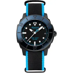 Alpina Seastrong Collection Diver Comtesse Gyre Automatic 36mm AL-525LBN3VG6 - schwarz,blau - 36mm