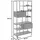 MCW Bücherregal 81 x 33 x 150 cm Braun