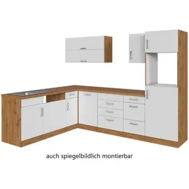 Held Küchenzeile Sorrento L-Form 270 x 210 cm weiß