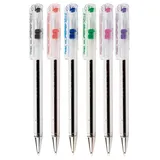 Pentel Superb Kugelschreiber (schwarz, blau, grün, pink, rot, violett, Multi)