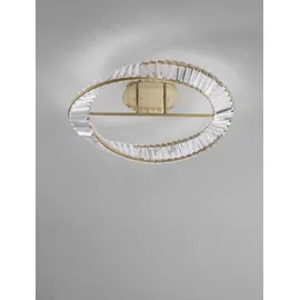 Nova Luce Aurelia 1 LED Deckenleuchte Ø 60 cm gold