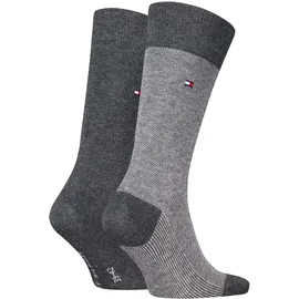 Tommy Hilfiger 2er Pack Socken Birdeye Anthrazit 43-46