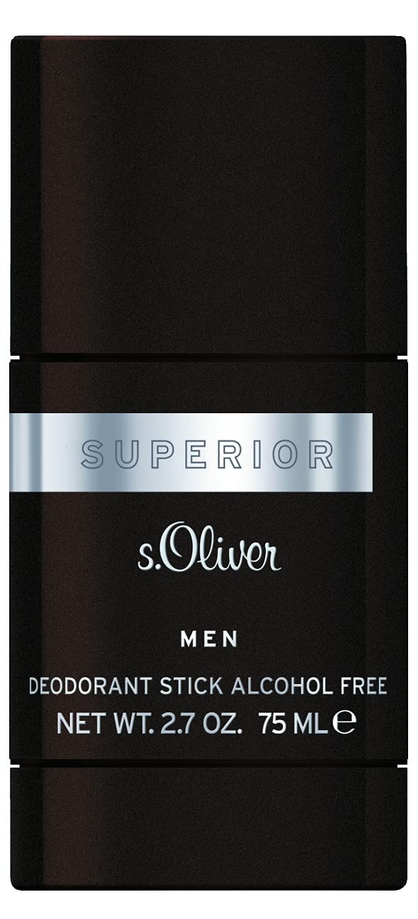 S.Oliver Superiour Men homme/men, Deodorant Stick, 1er Pack (1 x 75 g)