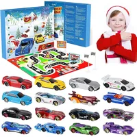 Autos Adventskalender Kinder Sportwagen Rennspielzeug 24 Tage Weihnachtskalender