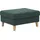 Atlantic Home Collection Hocker Mailo 88 x 45 x 69 cm Grün