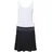 Beachtime Strandkleid Schwarz/Grau 40