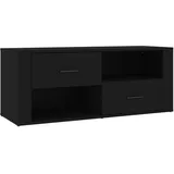 vidaXL TV-Schrank Schwarz 100x35x40 cm Holzwerkstoff Modell 3