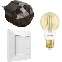 Legrand Valena Life With Netatmo Starter-Kit Gateway, Wandsender, Glühbirne Vintage, Ultraweiß