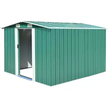 vidaXL Geräteschuppen 2,85 x 2,46 m grün