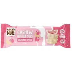 Naughty Nuts White Rasberry Cashew Cups bio