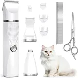 Haustier Trimmer Set Leise  USB-C 7000Umin Katze Hund Pflege