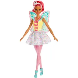 MATTEL FXT03 Barbie Dreamtopia Fee Puppe (pinke Haare)