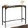 Tectake Bartisch Kerry 120 x 40 x 100,5 cm Dunkelbraun