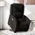 vidaXL Relaxsessel mit Aufstehhilfe Samt 56,1 x 82 x 75,7 cm Schwarz