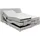 ed exciting design Boxspringbett 180 x 200 cm H2 Silber