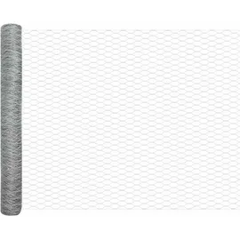 vidaXL Zaunpfosten 50 x 100 cm Silber/Stahl