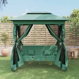 vidaXL Gartenschaukel Anthrazit 3-Sitzer