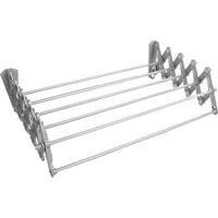 Abj Wand Wäschetrockner 50 cm wandmontiert klappbar silber