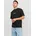 M schwarz Jersey Obermaterial 100 Baumwolle bedruckt relaxed fit normal Rundhals Shirts Rundhalsshirt