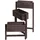 MCW Pflanzregal H275 65 x 15 x 108 cm Grau-Braun