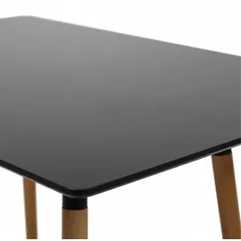 Relaxdays Esstisch 75 x 110 x 70 cm schwarz/natur